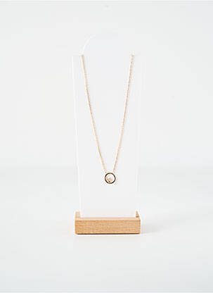 Collier matériaux plaqué or or LA COQUE DE NACRE femme
