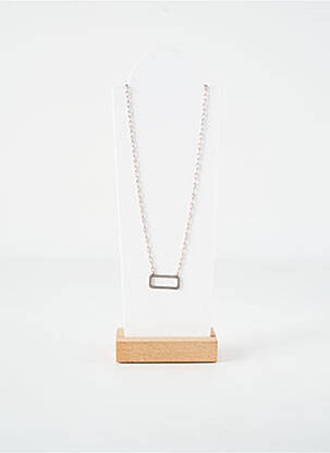 Collier matériaux argent argent LA COQUE DE NACRE femme
