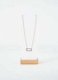 Collier matériaux argent argent LA COQUE DE NACRE femme