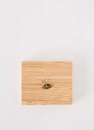 Pendentif ornement oxyde de zirconium or CLEMENT COUTY femme