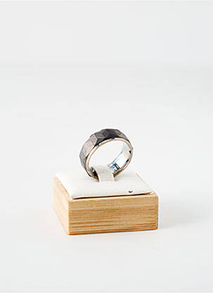 Bague matériaux métal argent GEMINI homme
