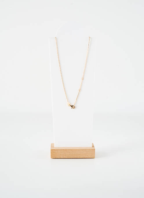 Collier matériaux plaqué or or LA COQUE DE NACRE femme