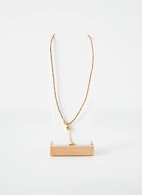 Collier rose BELLE MAIS PAS QUE pour femme