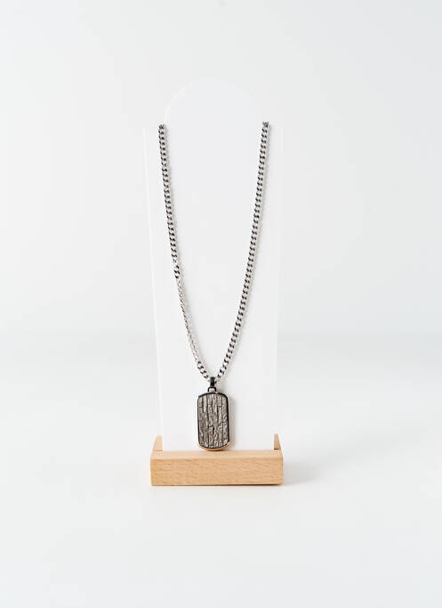 Collier argent LOTUS pour homme