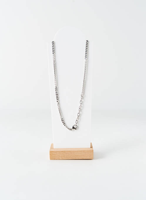 Collier argent LOTUS pour homme