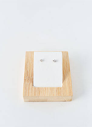 Boucles d’oreilles matériaux argent argent CLEMENT COUTY femme