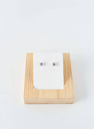 Boucles d’oreilles ornement pierre argent CLEMENT COUTY femme