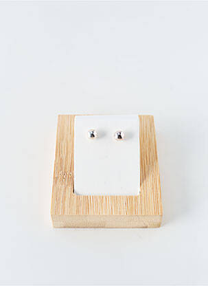 Boucles d’oreilles matériaux argent argent CLEMENT COUTY femme
