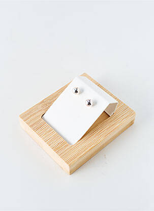 Boucles d’oreilles matériaux argent argent CLEMENT COUTY femme