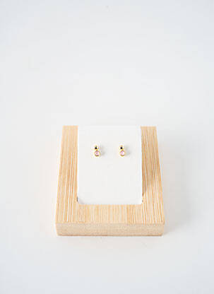 Boucles d’oreilles matériaux argent or SIF JAKOBS femme