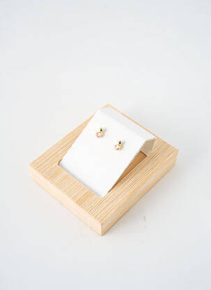 Boucles d’oreilles matériaux argent or SIF JAKOBS femme