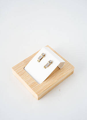 Boucles d’oreilles matériaux plaqué or or ROBBEZ MASSON femme