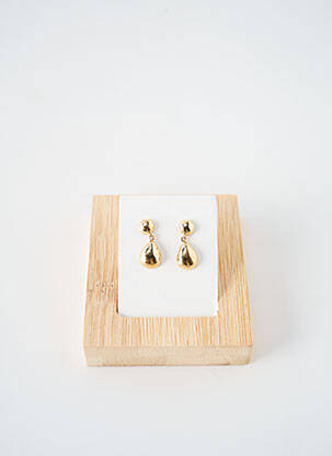 Boucles d’oreilles matériaux plaqué or or CLEMENT COUTY femme