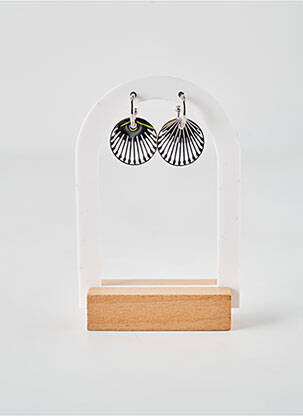 Boucles d’oreilles matériaux métal argent ROBBEZ MASSON femme