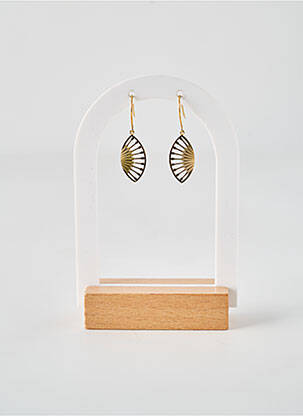 Boucles d’oreilles matériaux métal or ROBBEZ MASSON femme