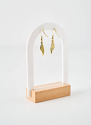 Boucles d’oreilles matériaux métal or ROBBEZ MASSON femme