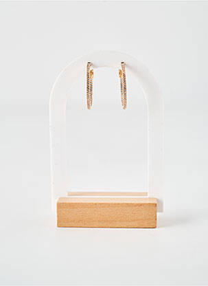 Boucles d’oreilles matériaux plaqué or or COQUE DE NACRE femme
