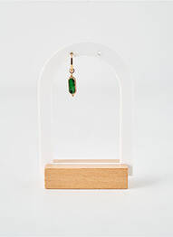 Boucle d'oreille mono ornement pierre or ANA & CHA femme
