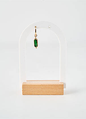 Boucle d'oreille mono ornement pierre or ANA & CHA femme