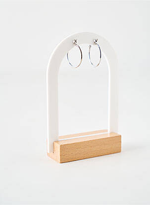 Boucles d’oreilles matériaux argent argent LA COQUE DE NACRE femme