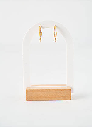 Boucles d’oreilles matériaux argent or SIF JAKOBS femme