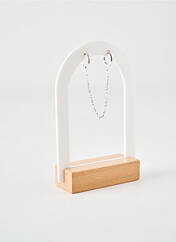 Boucle d'oreille mono argent CANYON pour femme seconde vue