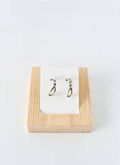 Boucles d’oreilles argent CANYON pour femme seconde vue