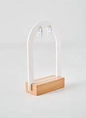 Boucles d’oreilles argent CANYON pour femme seconde vue