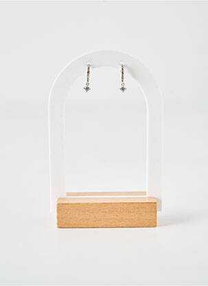 Boucles d’oreilles argent COQUE DE NACRE pour femme