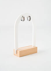 Boucles d’oreilles argent COQUE DE NACRE pour femme seconde vue