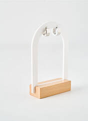 Boucles d’oreilles argent ROBBEZ MASSON pour femme seconde vue