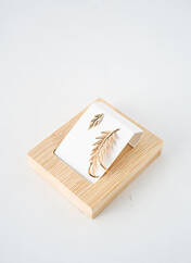 Boucles d’oreilles or COQUE DE NACRE pour femme seconde vue