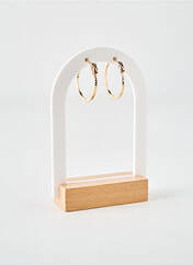 Boucles d’oreilles or COQUE DE NACRE pour femme seconde vue