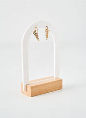 Boucles d’oreilles or COQUE DE NACRE pour femme seconde vue