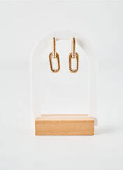 Boucles d’oreilles or COQUE DE NACRE pour femme seconde vue