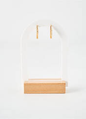 Boucles d’oreilles or COQUE DE NACRE pour femme seconde vue