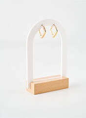 Boucles d’oreilles or COQUE DE NACRE pour femme seconde vue