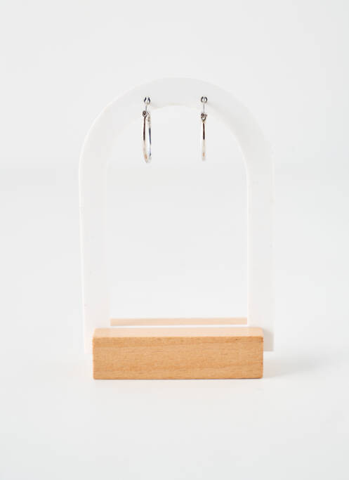 Boucles d’oreilles matériaux argent argent LA COQUE DE NACRE femme