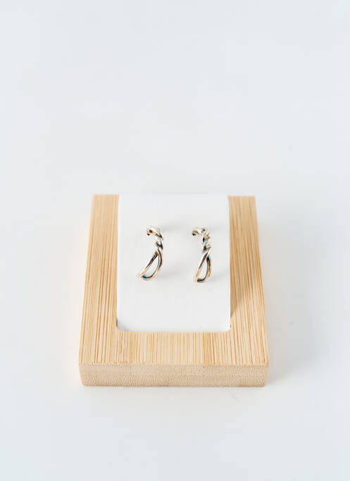 Boucles d’oreilles argent CANYON pour femme