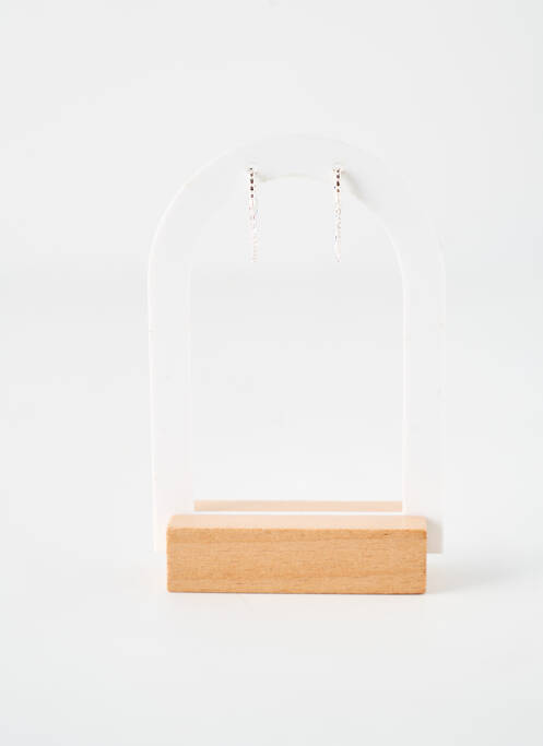 Boucles d’oreilles argent CANYON pour femme