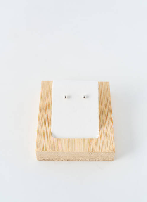 Boucles d’oreilles argent CLEMENT COUTY femme