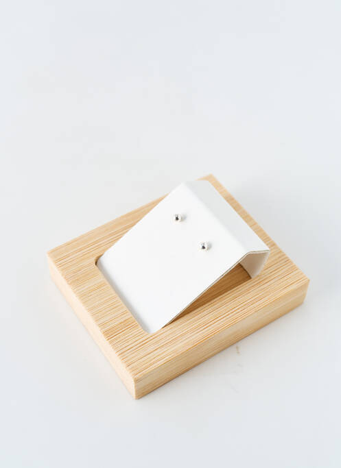 Boucles d’oreilles argent CLEMENT COUTY femme