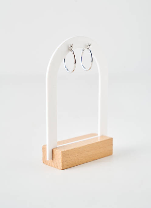 Boucles d’oreilles argent COQUE DE NACRE pour femme