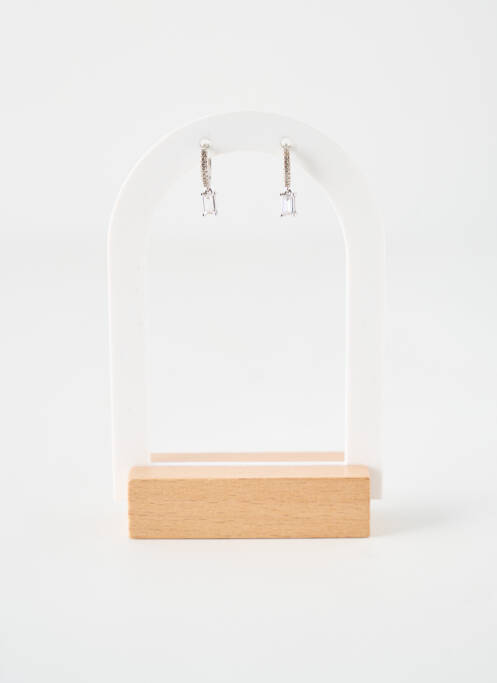 Boucles d’oreilles argent COQUE DE NACRE pour femme