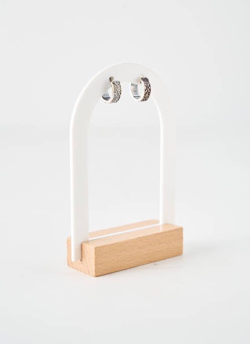 Boucles d’oreilles argent COQUE DE NACRE pour femme