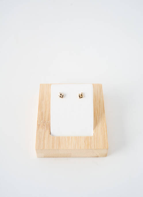 Boucles d’oreilles or COQUE DE NACRE pour femme