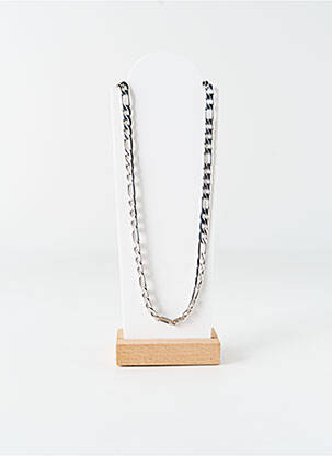 Collier matériaux métal argent LOTUS homme