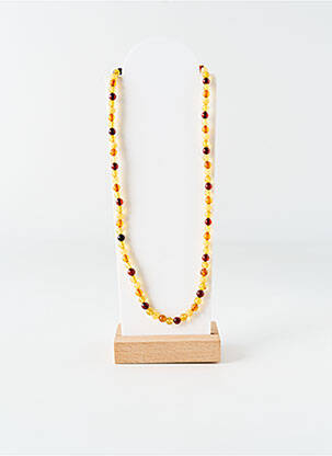 Collier ornement perles orange NATALEX femme