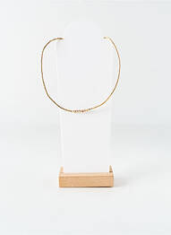 Collier ornement perles or BELLE MAIS PAS QUE femme