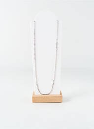 Collier matériaux argent argent ROBBEZ MASSON femme